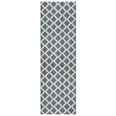 Abbildung von Zala Living Home Fußmatte für Innen und Außen 50x150cmFussmatte Schmutzfangmatte Modernes Design Türmatte Waschbar &amp; Wetterfest, rutschfest Eingangsbereich AußenbereichElegance Grau Anthrazit