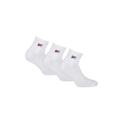 Abbildung von FILA Unisex Quarter Socken, Weiß, 35 38 EU