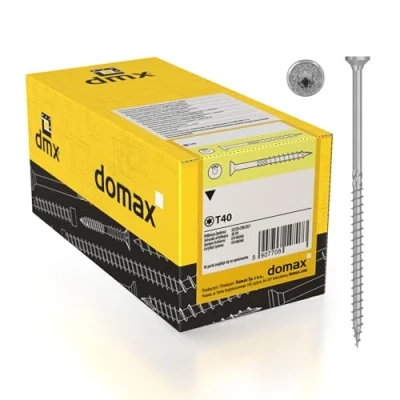 Abbildung von DMX Holzschrauben Torx Spanplattenschrauben Schrauben 5,0x100 Konstruktionsschrauben Set 100 Stück Terrassenschrauben Holzbauschrauben Senkkopfschrauben