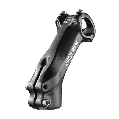 Abbildung von ergotec Unisex Ahead stængler stilk høj karisma 25,4 / aluminium Al6061 t6, 45 Vorbaute, Schwarz, 90mm EU
