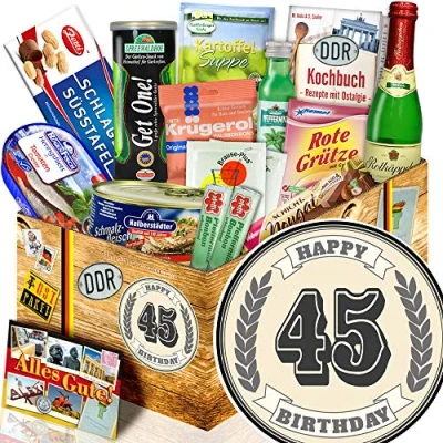 Abbildung von 45. Geburtstagsgeschenke/Ossi Paket/Geschenke zum 45 Geburtstag