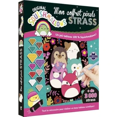 Abbildung von Squishmallows Mon coffret pixels strass