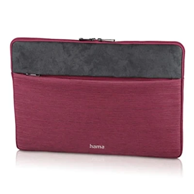 Abbildung von Hama Tasche für Tablet und Notebook bis 15.6 Zoll (Tablettasche, Laptoptasche Notebook, Tablet, MacBook, Surface 15,6 Zoll, Hülle, Case, Laptophülle, Sleeve) rot