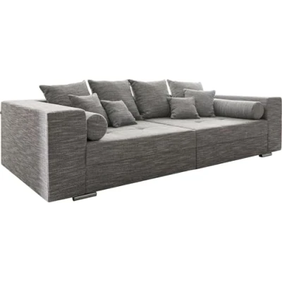 Abbildung von DELIFE Big Sofa Marlen, Hellgrau 300x140 cm