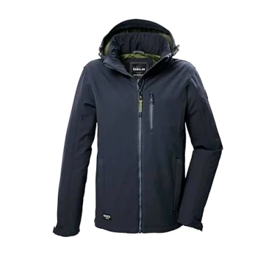 Abbildung von G.I.G.A. DX Herren Softshelljacke/Outdoorjacke mit abzippbarer Kapuze GW 29 MN SFTSHLL JCKT, dunkel stahlblau, M, 41866 000