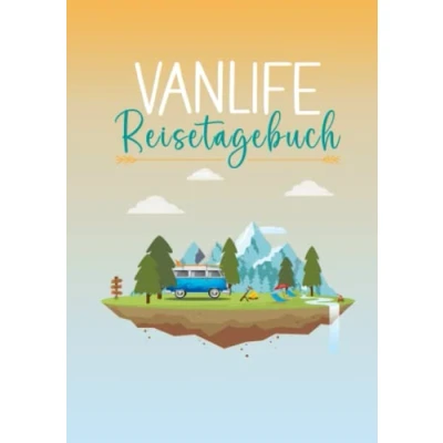 Abbildung von Vanlife Reisetagebuch: Reisetagebuch zum Ausfüllen 220 Seiten von Campern für Camper gestaltet 17,78 x 25,4 cm