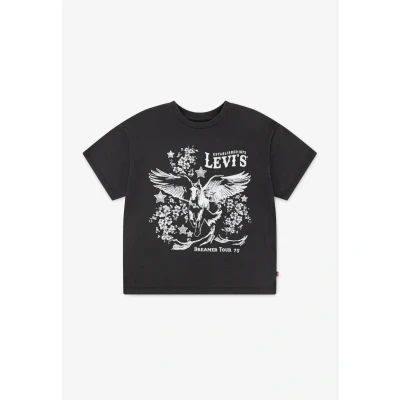 Abbildung von Levi&#039;s Retro TEE Tshirt print für Kinder, Größe: 152, Jet black
