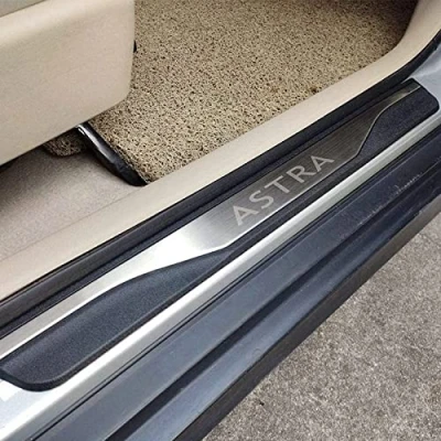 Abbildung von 4 Stück Auto Edelstahl Türschweller Protector Für Op el Vauxhall Astra 2010 2022, Einstiegsleisten Schutzleiste AntiKratz Schwelle Abdeckung Styling Zubehör