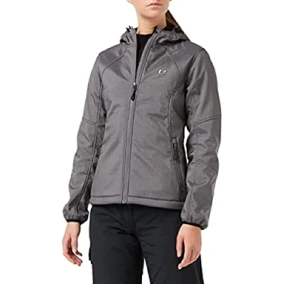 Abbildung von Ultrasport Damen Outdoor Softshell Jacke Estelle Softshelljacke, Grau/Melange, XS