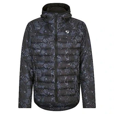 Abbildung von Ziener Herren NANTANO wattierte Wärmejacke Wolle, PFC frei, black foggy print, 54
