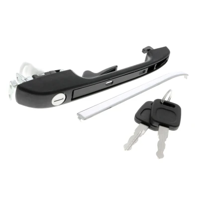 Abbildung von VAICO V10 6152 Türgriff vorne links mit Schließzylinder, Schlüssel schwarz Original Qualität AUDI: 80 B2, Quattro, Coupe B2