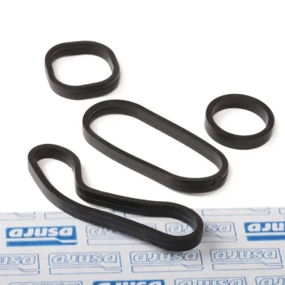 Abbildung von AJUSA 77010100 Dichtungssatz, Ölkühler MINI: Schrägheck, Clubman, Countryman, PEUGEOT: 207 RCZ Coupe, 5008 I, CITROËN: DS5 Schrägheck