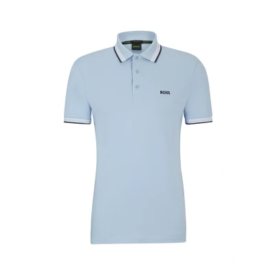 Abbildung von BOSS Paddy Poloshirt, Herren, Größe: XL, Light/pastel blue