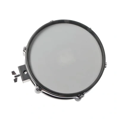 Abbildung von Fame FSPDD10 W Dual Tom Pad 10, Professionelles E Drum Pad, Stereo Trigger, Mehrlagiges Gewebefell, Robuste Konstruktion, Stimmbar, Kompatibel mit Hybrid Pro, DD ONE Modellen