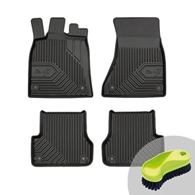 Abbildung von FROGUM No.77 Gummimatten Ganzjahresset von Auto Fußmatten Autofussmatten für Audi A6 C7 2011 2018 Langlebiges TPE Material