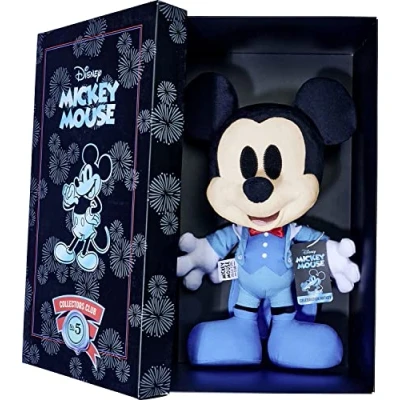Abbildung von Simba 6315870306 Disney Disneyland Mickey Mouse, Sammler Plüschtier in Geschenkbox, Nr. 5 der Kollektion von 12, Amazon Exclusiv, 35cm Plüschfigur, Sammlerstück, ab den ersten Lebensmonaten geeignet