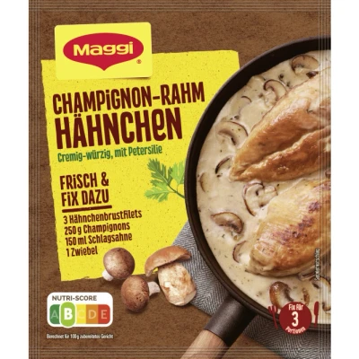 Abbildung von Maggi Fix für Champignon Rahm Hähnchen