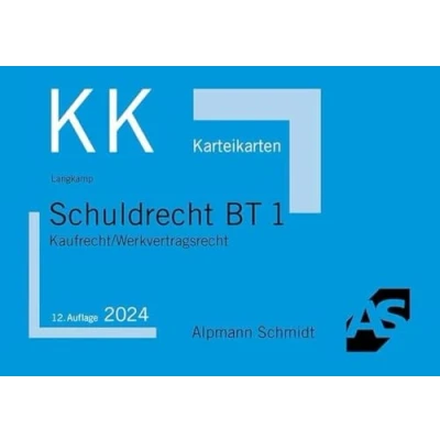 Abbildung von Karteikarten Schuldrecht BT 1: Kaufrecht / Werkvertragsrecht (Karteikarten Zivilrecht)