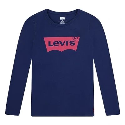 Abbildung von Levi&#039;s Batwing TEE Langarmshirt für Kinder, Größe: 110, Medieval blue