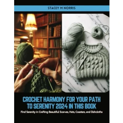 Abbildung von Crochet Harmony for Your Path to Serenity 2024 in this Book: Find Crafting Beautiful Scarves, Hats, Coasters, and Dishcloths