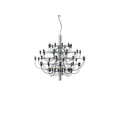 Abbildung von FLOS 2097/50 LED Kronleuchter, gefrostet, chrom