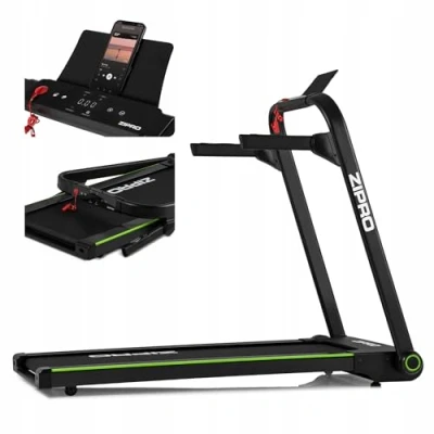 Abbildung von ZIPRO Jogger Klappbares Elektrisches Laufband für Zuhause Kompakt, LED Display, Herzfrequenzmesser, 12 Trainingsprogramme, Smartphone Halter, Transportrollen, 1,5 PS Motor, 1 16 km/h