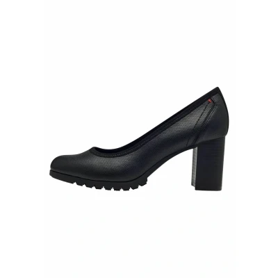 Abbildung von s.Oliver Damen Pumps mit Blockabsatz Strukturmuster, Schwarz (Black), 40 EU