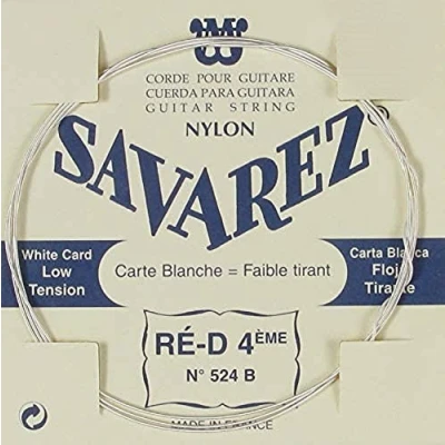 Abbildung von Savarez Saiten für Traditional Concert 524B Klassische Gitarre Einzelsaiten Re4w tief geeignet 520B