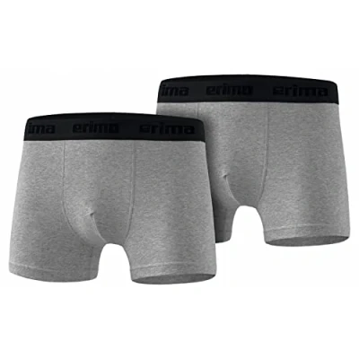 Abbildung von Erima 2PACK Panties, Herren, Größe: Large, Grau melange