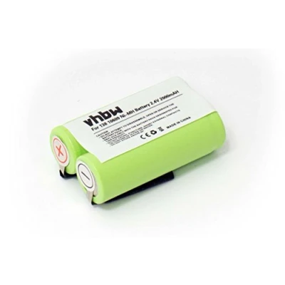 Abbildung von vhbw Akku kompatibel mit Braun, Grundig, Norelco, Panasonic, Philips Philishave, Remington, Sanyo für Rasierer, Zahnbürste (2000mAh, 2,4V, NiMH)