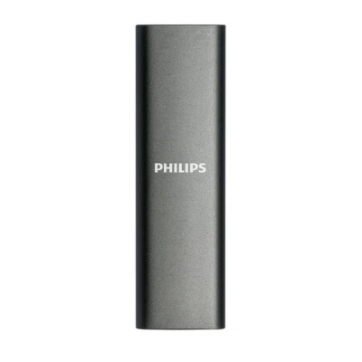 Abbildung von Philips FM50SS030P/00 externe SSD (500GB) SATA&quot; 540 MB/S Lesegeschwindigkeit, 520 Schreibgeschwindigkeit, Space Grey, Aluminium, Ultra Speed USB C 3.2