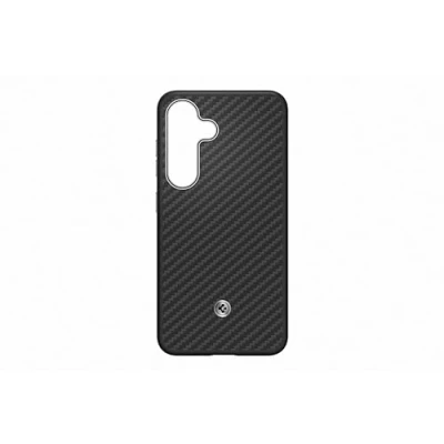 Abbildung von Samsung Spigen Enzo Aramid Case Magnet S25+, Black Silver