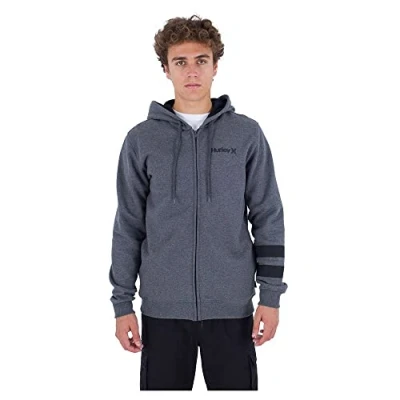 Abbildung von Hurley Herren M Oceancare O&amp;o Fleece Zip Pullover Sweater, Cilantro, S