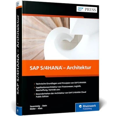 Abbildung von SAP S/4HANA Architektur: Technische Grundlagen und Prinzipien, Applikationsarchitektur von zentralen Bereichen Cloud (SAP PRESS)