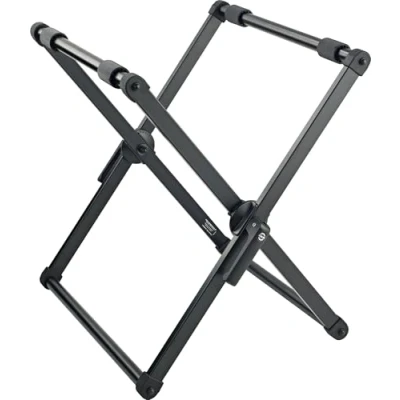 Abbildung von K&amp;M 13335 Marschtrommelständer Schwarz 37 cm bis 61 Auflage stabiler Ständer für Marsch und Konzerttrommeln