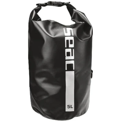 Abbildung von Seac Dry Bag, Wasserdichte Tasche Ideal für Tauchen, Bootfahren und Reisen, 5 lt, schwarz