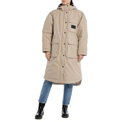 Abbildung von Replay Damen Mantel Regenjacke, Sandshell 026 (Beige), S