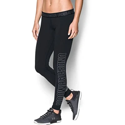 Abbildung von Under Armour Damen Leggings Favorite WM Graphic, Black, S, 1298121 001
