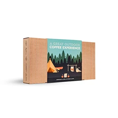 Abbildung von Kaffee Geschenk Set zum Außenbereich 14 Beste Single Estate Spezialitäten &amp; Bio Kaffees Aus Aller Welt Brauen Genießen Sie Jederzeit Überall Kaffeeliebhaber Geschenkidee für Männer Frauen