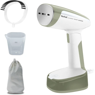 Abbildung von Tefal Dampfbürste DT3053, Access Steam Pocket, 1300 W, ultrakompaktes Design, abklappbaren Bügelkopf, 15 Sek. Aufheizzeit