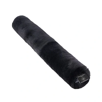 Abbildung von Werner Christ ® Vorzerzeugschoner 75 cm lang mit Klettverschluss aus echtem medizinischem Fell für Pferde, in schwarz