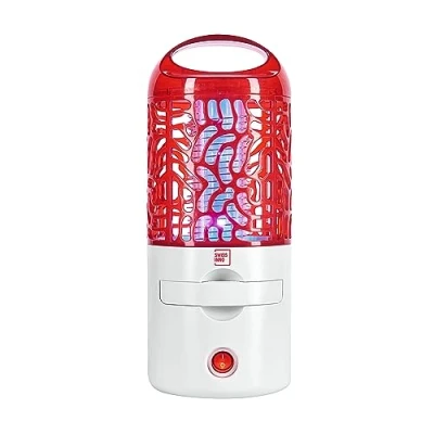Abbildung von SWISSINNO Mobile Insekten Falle 4 Watt LED mit Li ion Akku Wiederaufladbar Stylish Robust, Sicher für Kinder + Haustiere, ohne Gift. Gut geeignet Camping. 1x