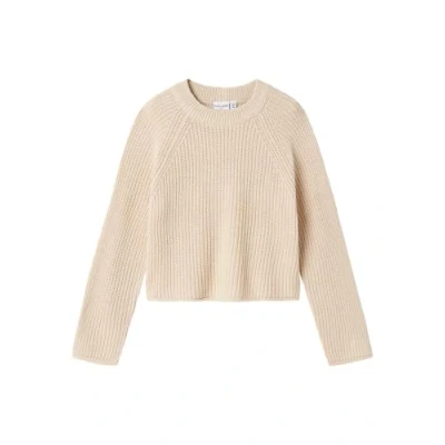 Abbildung von Name it Loose FIT Strickpullover für Kinder, Größe: 134/140, Summer sand