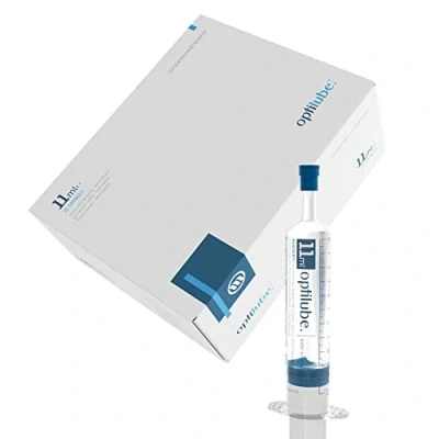 Abbildung von OptiLube Spritzen Steriles Gleitgel in 6ml und 11ml Spritzen, wasserlöslich pH neutral im einfachen Spritzenformat (OptiLube Packung mit 25 Stück)