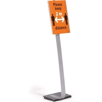 Abbildung von Durable Präsentationsständer Info Sign Stand A3, für Hoch und Querformat, 481323