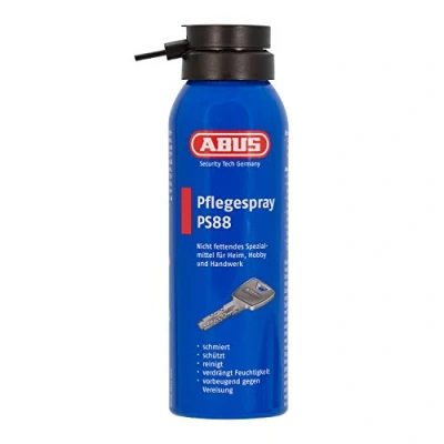 Abbildung von ABUS Graphit Spray PS88 Spray Gleitmittel Fett frei und Feuchtigkeit abweisend 125ml