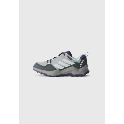 Abbildung von Adidas Terrex AX4R Unisex Hikingschuh für Kinder, Größe: 35, Grey/semi flash aqua Textil/synthetik