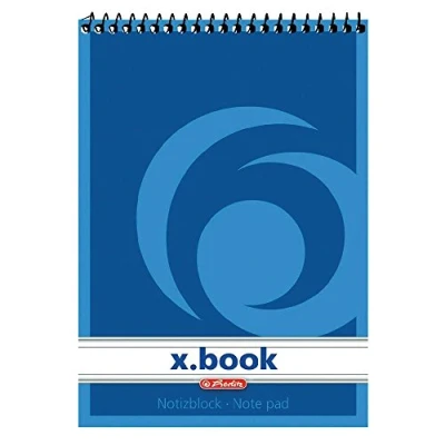 Abbildung von 10 x Herlitz Spiralnotizblock A7 liniert VE=50 Blatt