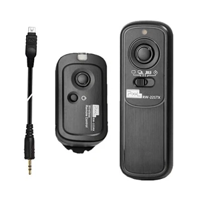 Abbildung von Pixel Kabellose Fernauslöser RW/UC1 Auslöser Fernbedienung Kompatibel mit Olympus E M1 M5 II M10 Pen F EPL8 EPL7 EPL6 EPL5 EPL3 EPL2 EP5 E600 E620 590UZ 810UZ wie RM UC1