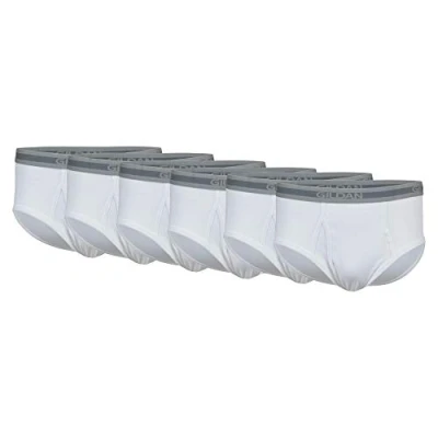 Abbildung von Gildan Herren Unterwäsche Multipack Slip, Weiß (6 Stück), Small (6er Pack)